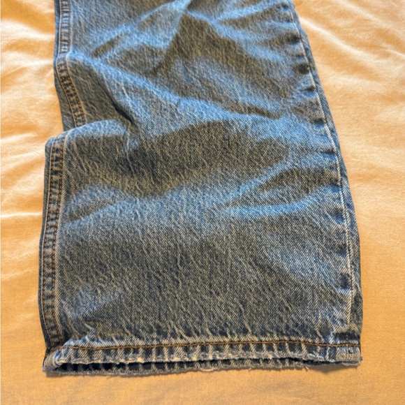 Abercrombie & Fitch Curve Love Loose Fit Medium Blue Jeans - Size 26 Regular - Picture 4 of 8